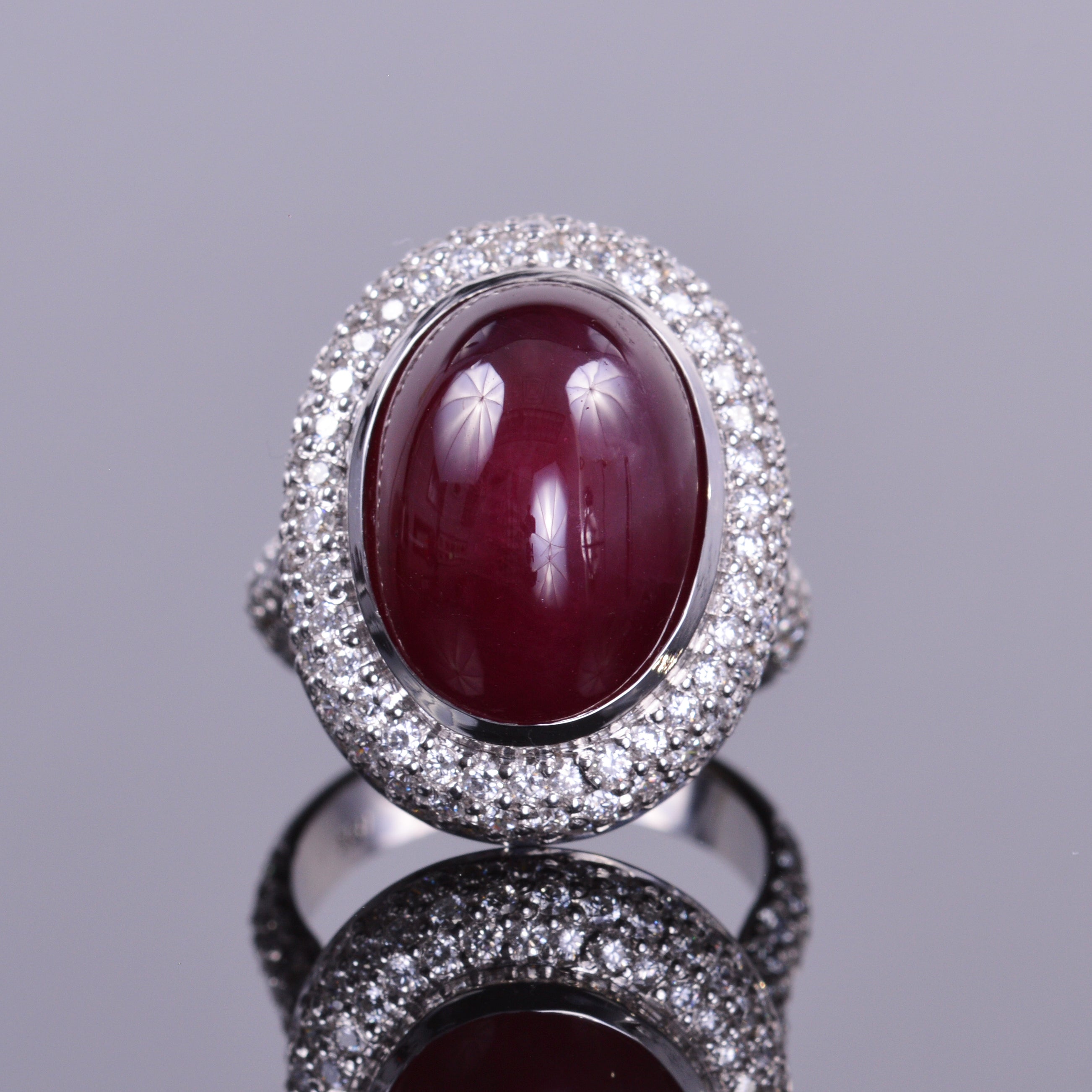 Cabochon diamond discount