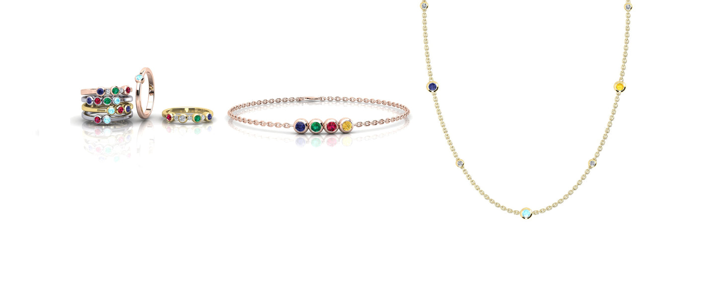 Customizable Birthstone Collection