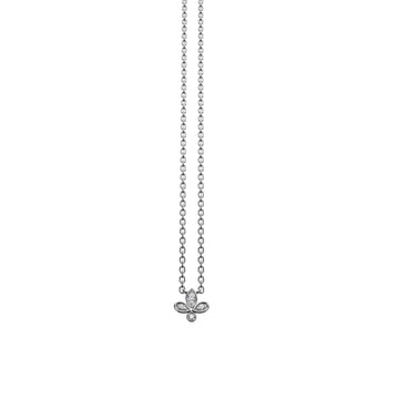 Diamond Clover Pendant Necklace