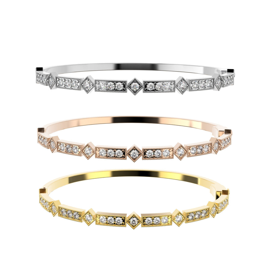 Diamond Bangle Bracelet