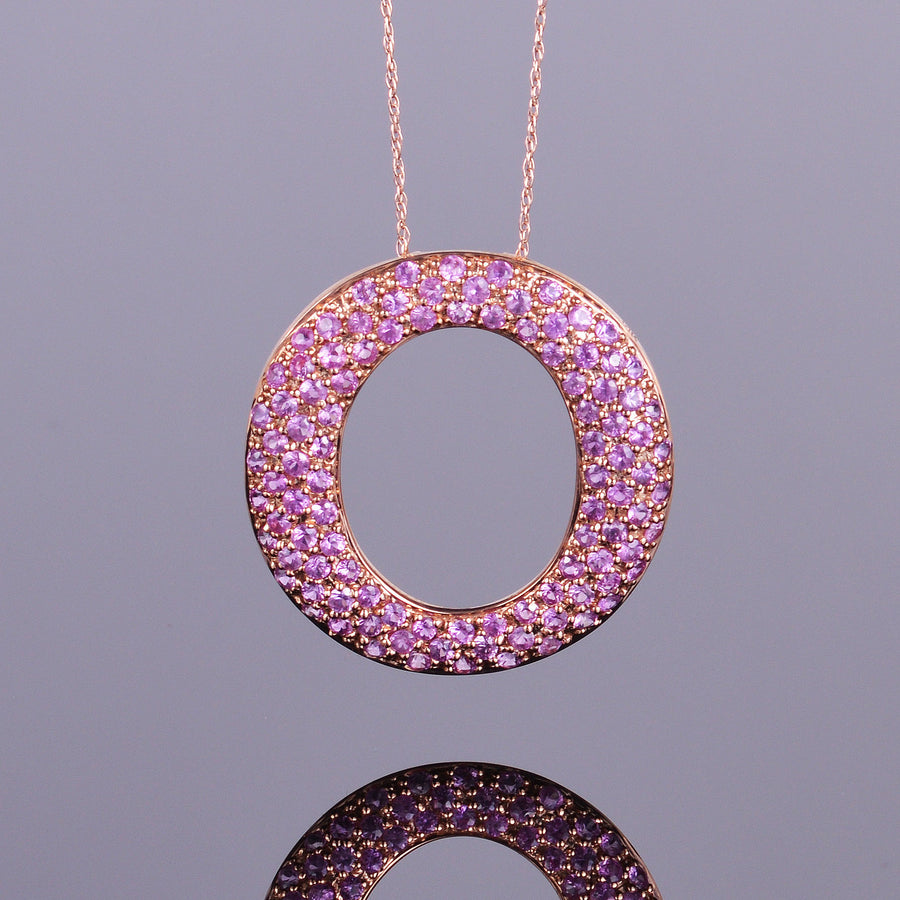 Pink Sapphire Perpetual Light Pendant