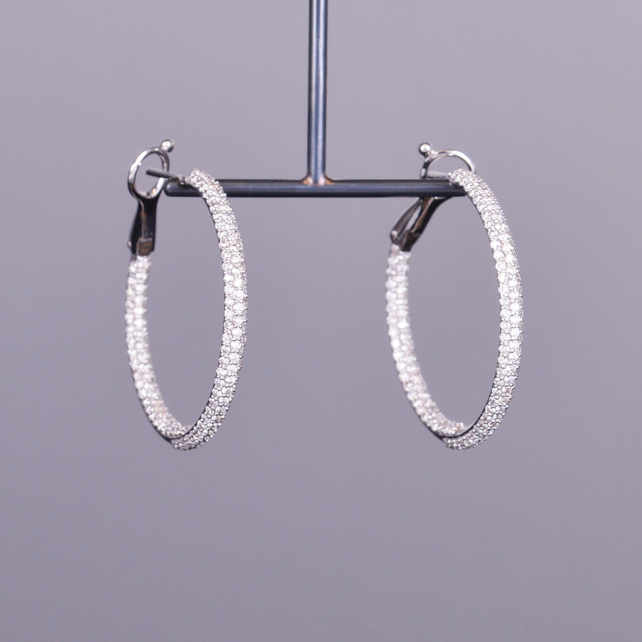 Lulu Diamond Hoops