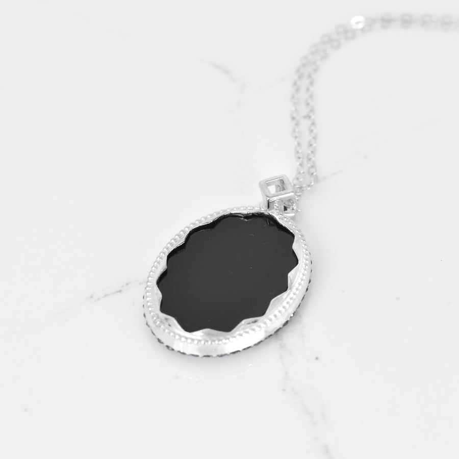 Cameo Black Diamond Pendant