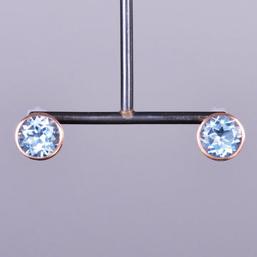 Aquamarine Stud Earrings