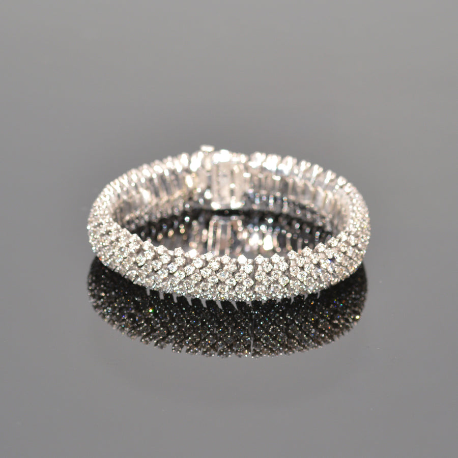 LXV Decadent 20 carat Diamond Bracelet