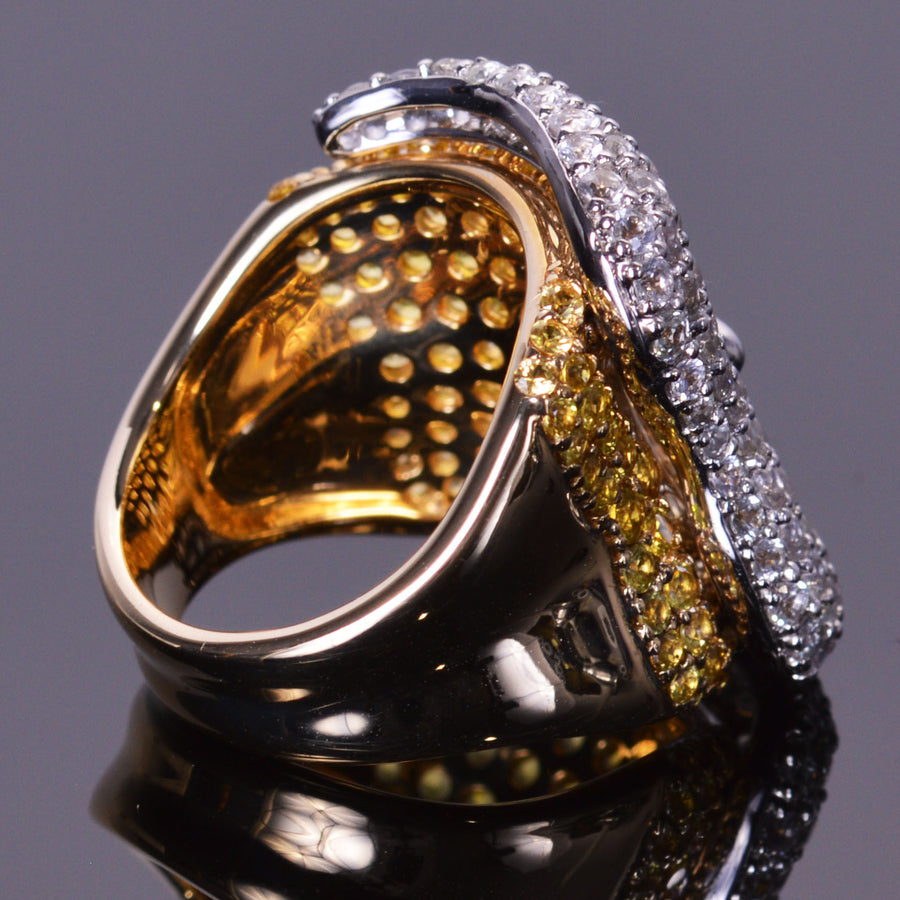 XV Belt Buckle Pave Ring