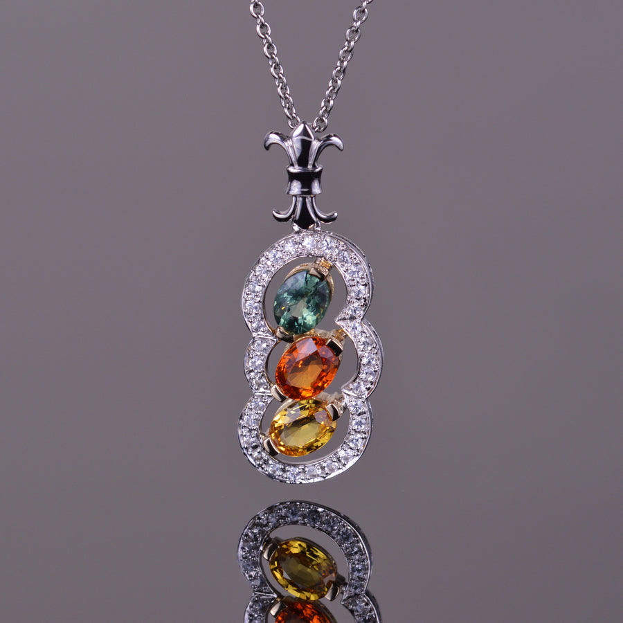 Sapphire Enchantress Pendant