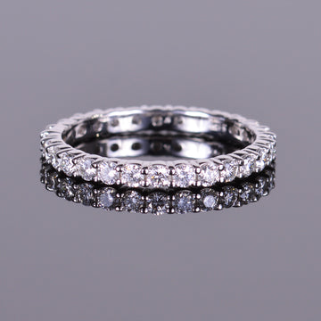 Diamond Eternity Stackable Band in White Gold