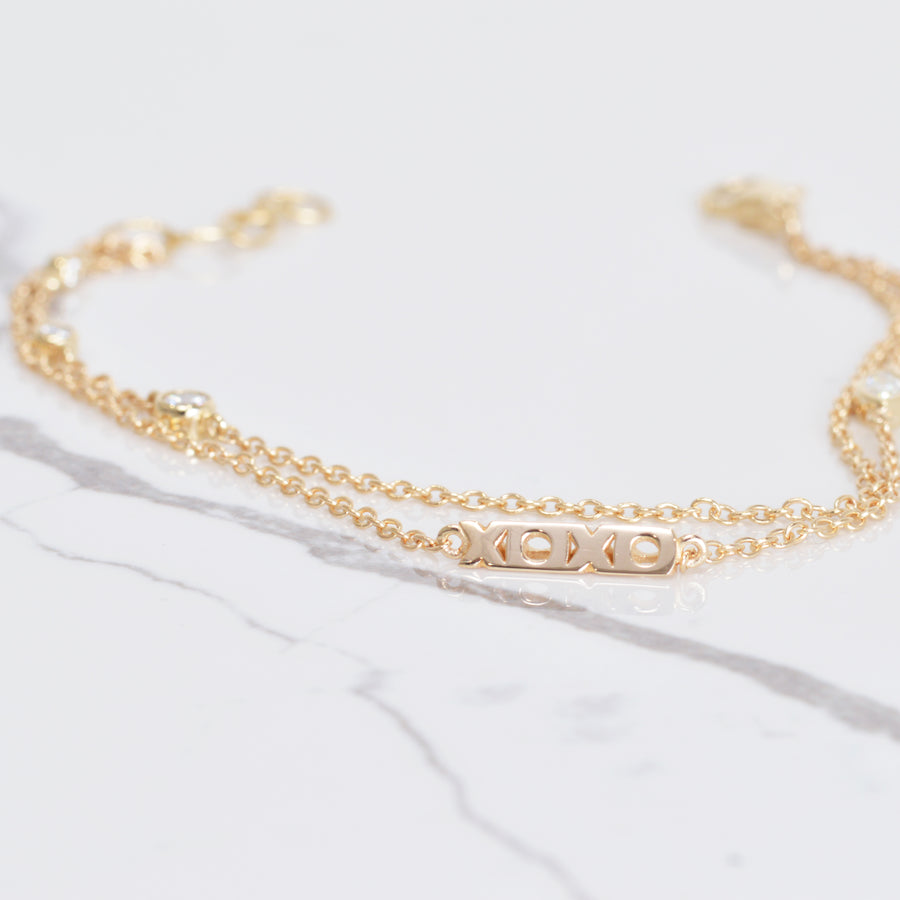 18K Rose Gold Riley Diamond Bracelet | Diamond bracelet design, Silver ring  designs, Diamond jewelry store