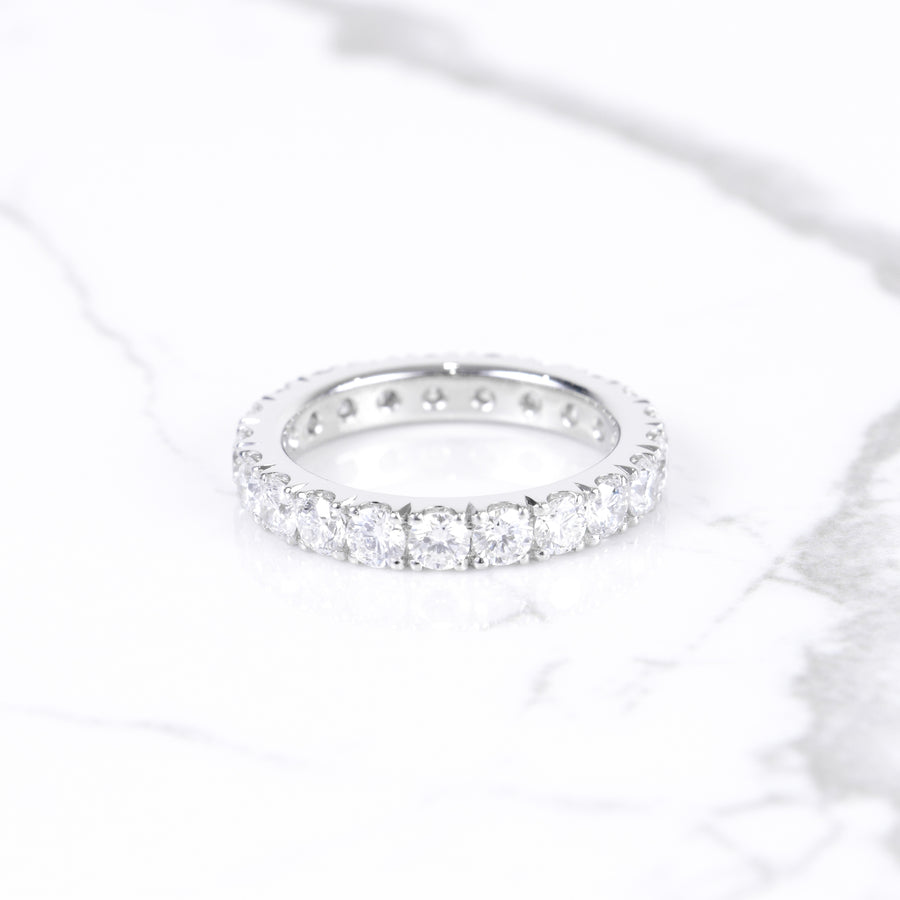 Diamond Eternity Band In White Gold