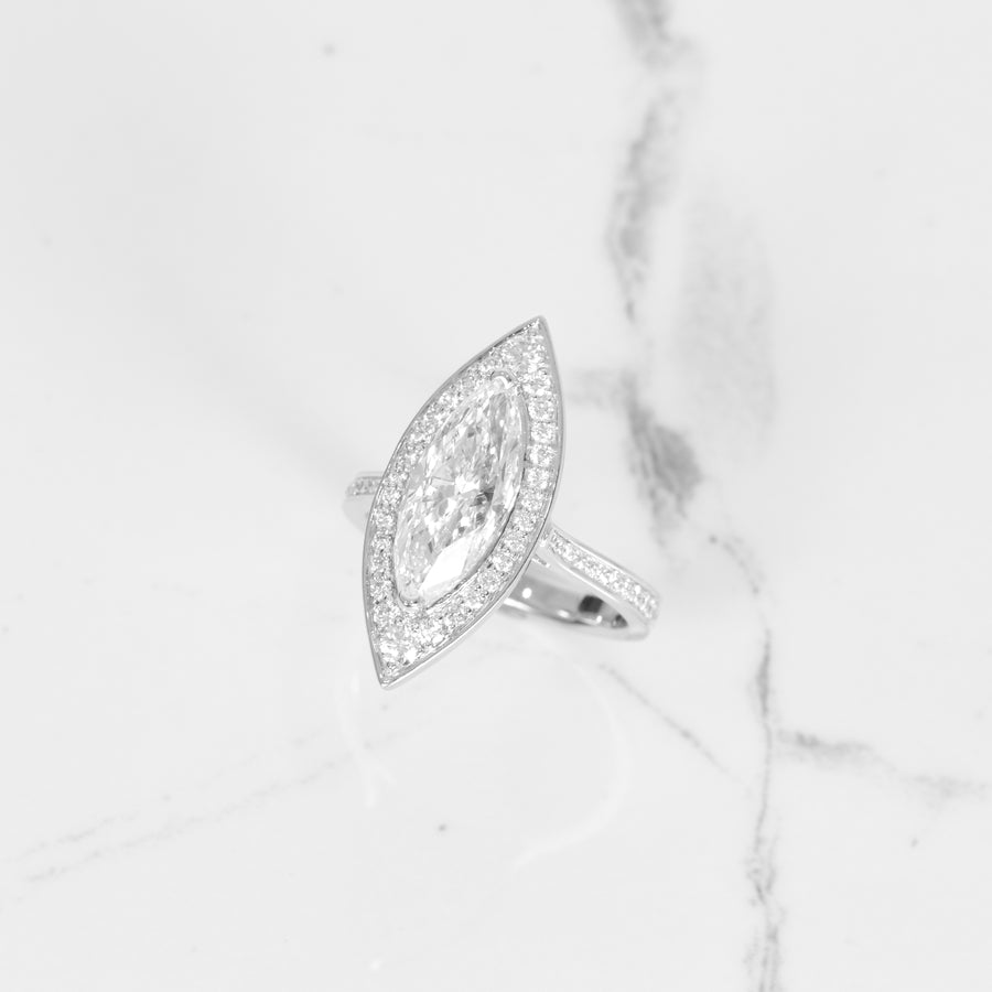 Pristine Christine Marquise Ring